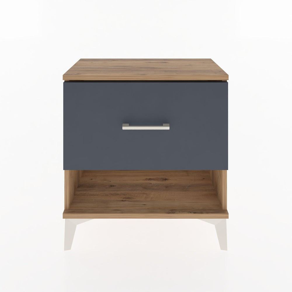 Woodntry Modular Nightstand Pine 60x30x52 cm with Drawers and Shelves CR12-3