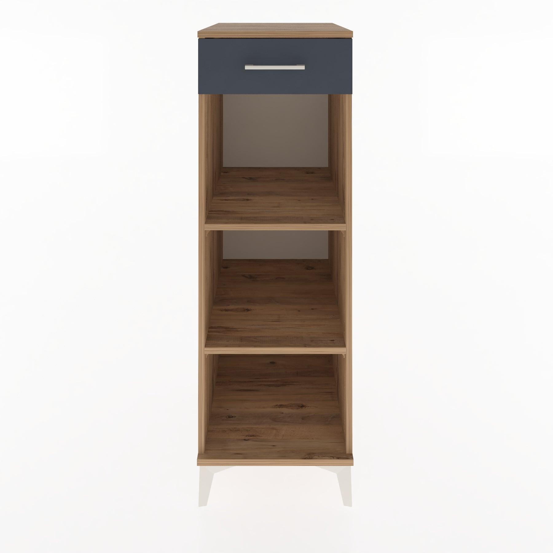 Woodntry Modular Cabinet Pine 44x59x122 cm with Drawers and Shelves CR112-3