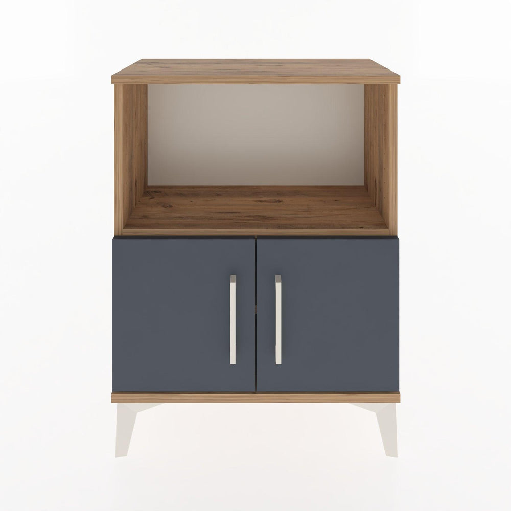 Woodntry Modular Nightstand Pine 60x30x68 cm with Cover and Shelf KR12-3