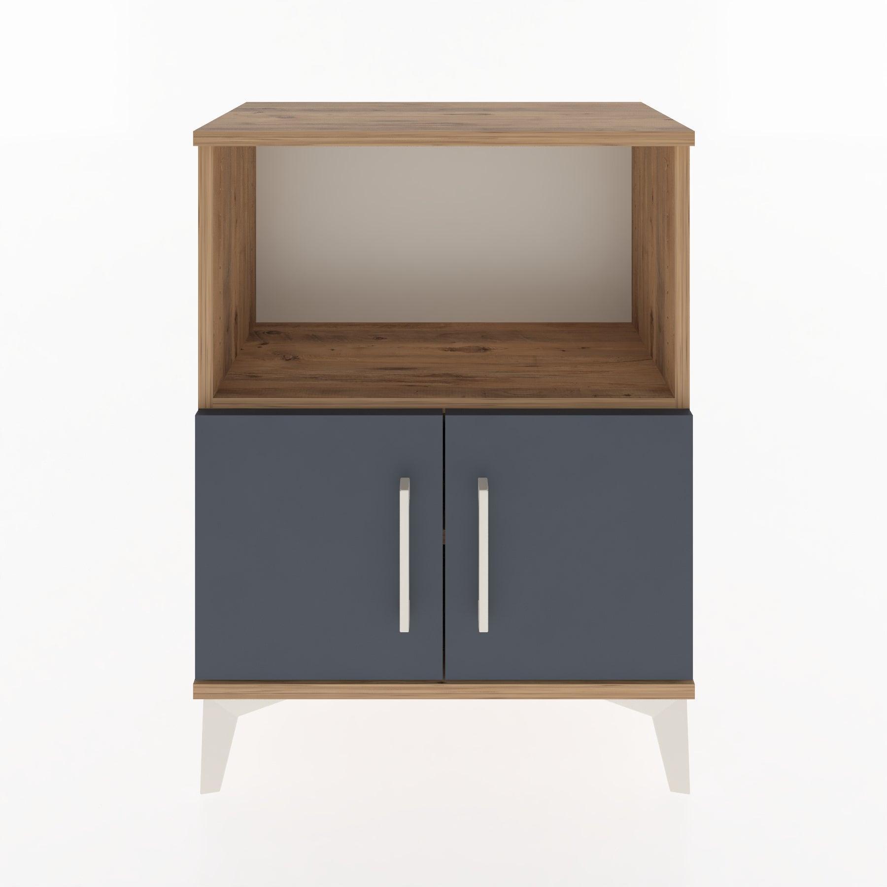 Woodntry Modular Nightstand Pine 60x30x68 cm with Cover and Shelf KR12-3