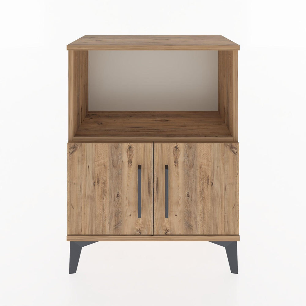 Woodntry Modular Nightstand Pine 60x30x68 cm with Cover and Shelf KR12-3
