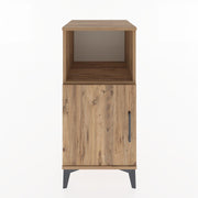 Woodntry Modular Nightstand Pine 44x44x84 cm with Cover and Shelf KR34-3