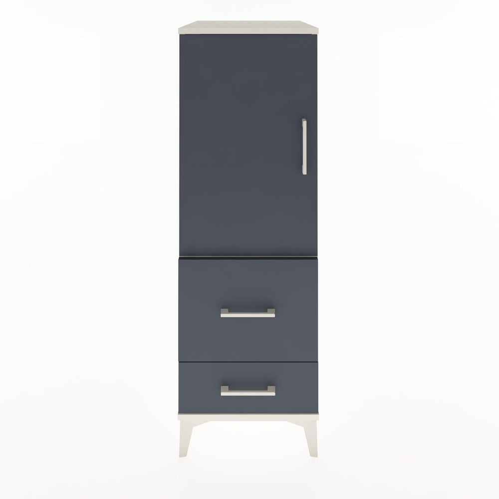 Woodntry Modular Cabinet Moonstone 44x30x122 cm with Doors and Drawers KC13-1