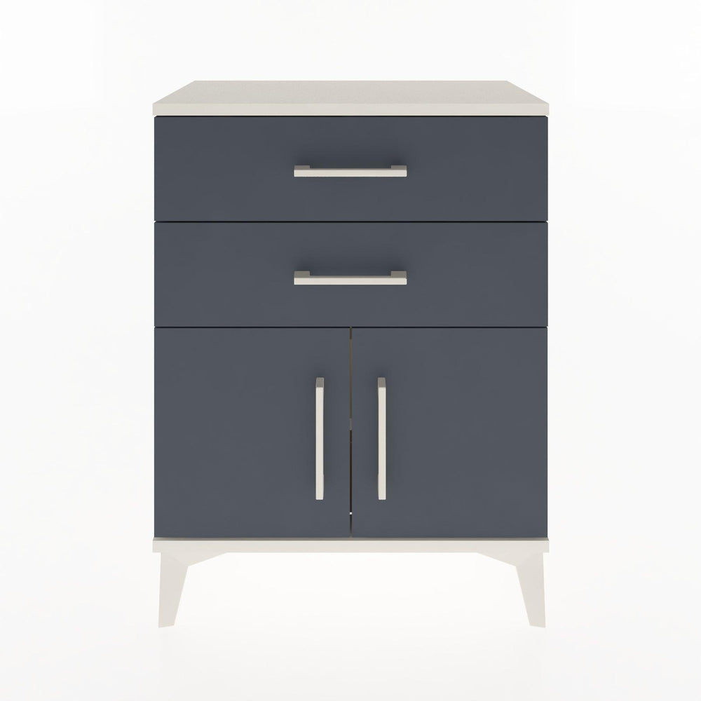 Woodntry Modular Nightstand Moonstone 60x30x68 cm with Cover and Drawer KC13-1