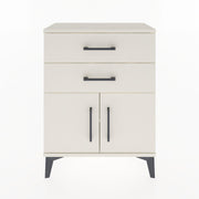 Woodntry Modular Nightstand Moonstone 60x30x68 cm with Cover and Drawer KC13-1