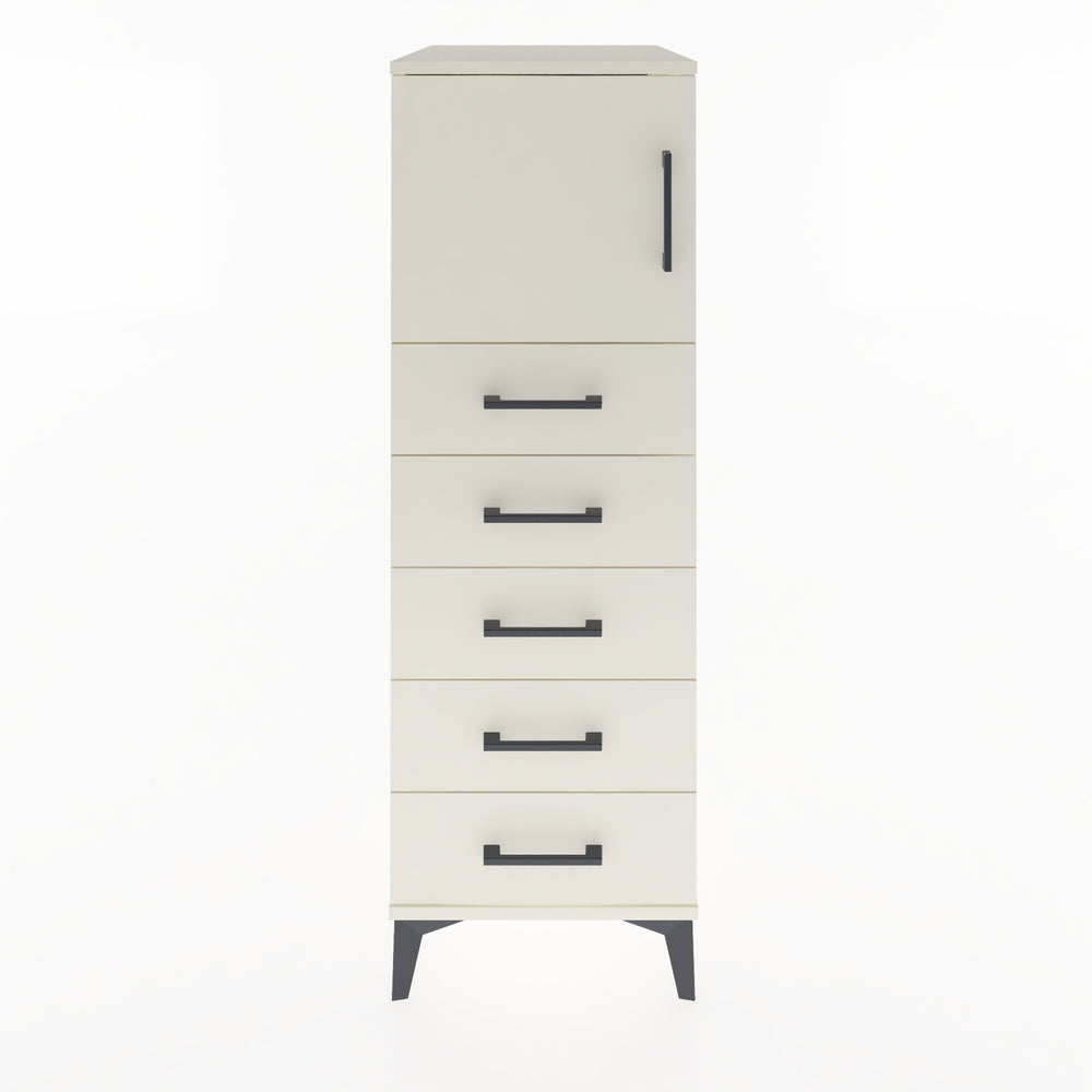 Woodntry Modular Cabinet Moonstone 44x59x122 cm with Doors and Drawers KC63-1