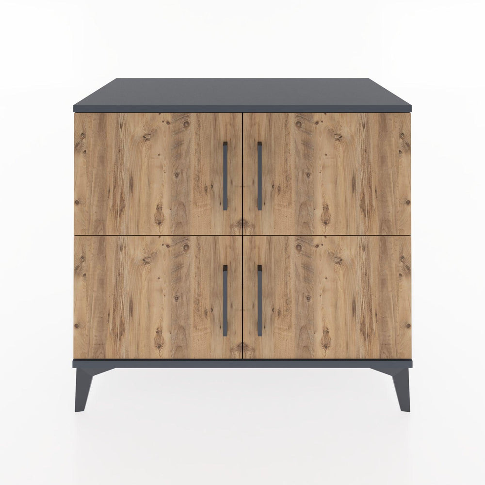 Woodntry Modular Dresser Anthracite 88x44x68 cm Covered K13-2