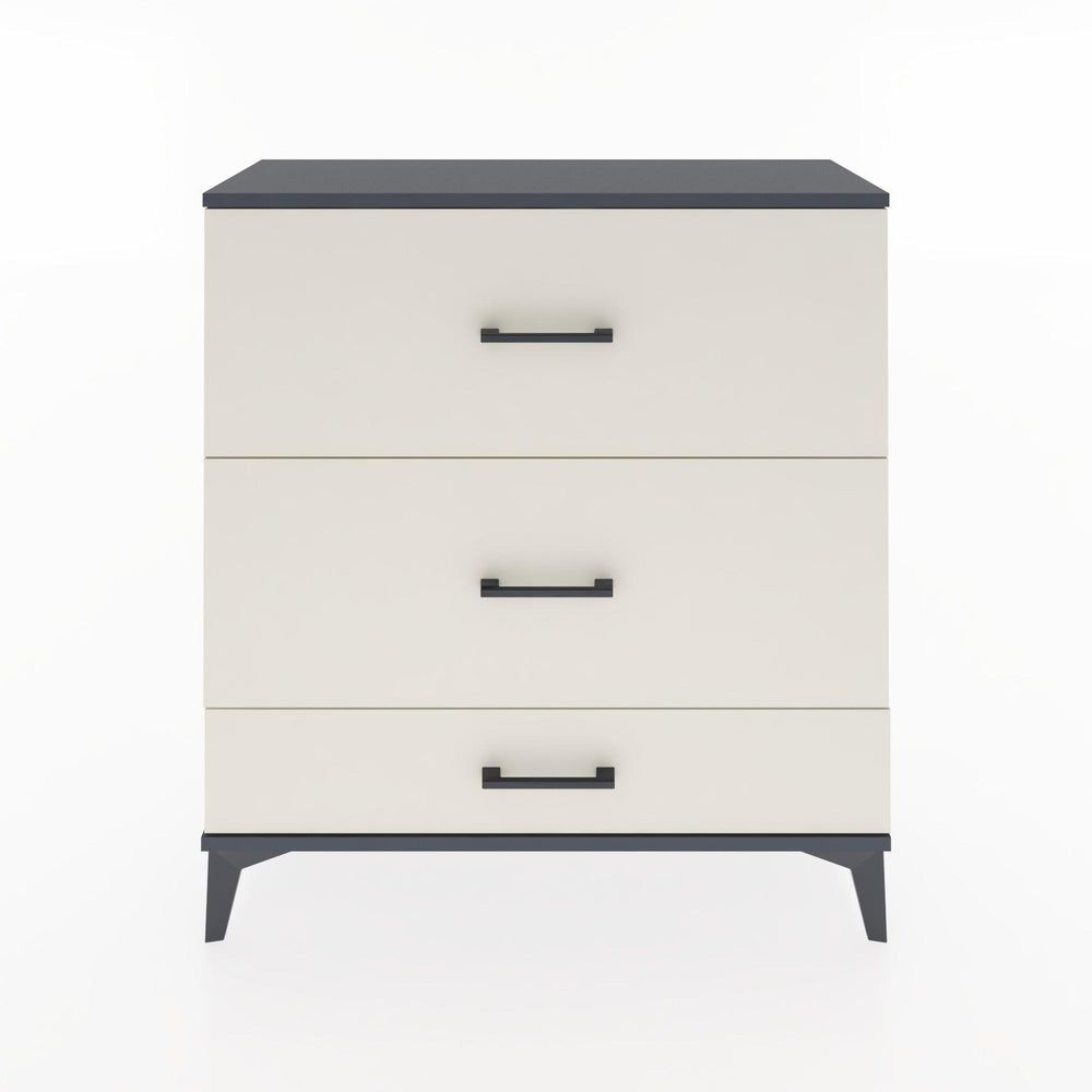 Woodntry Modüler Şifonyer Antrasit 88x30x84 cm Çekmeceli C13-2