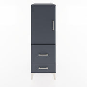 Woodntry Modular Cabinet Anthracite 44x30x122 cm with Doors and Drawers KC13-2