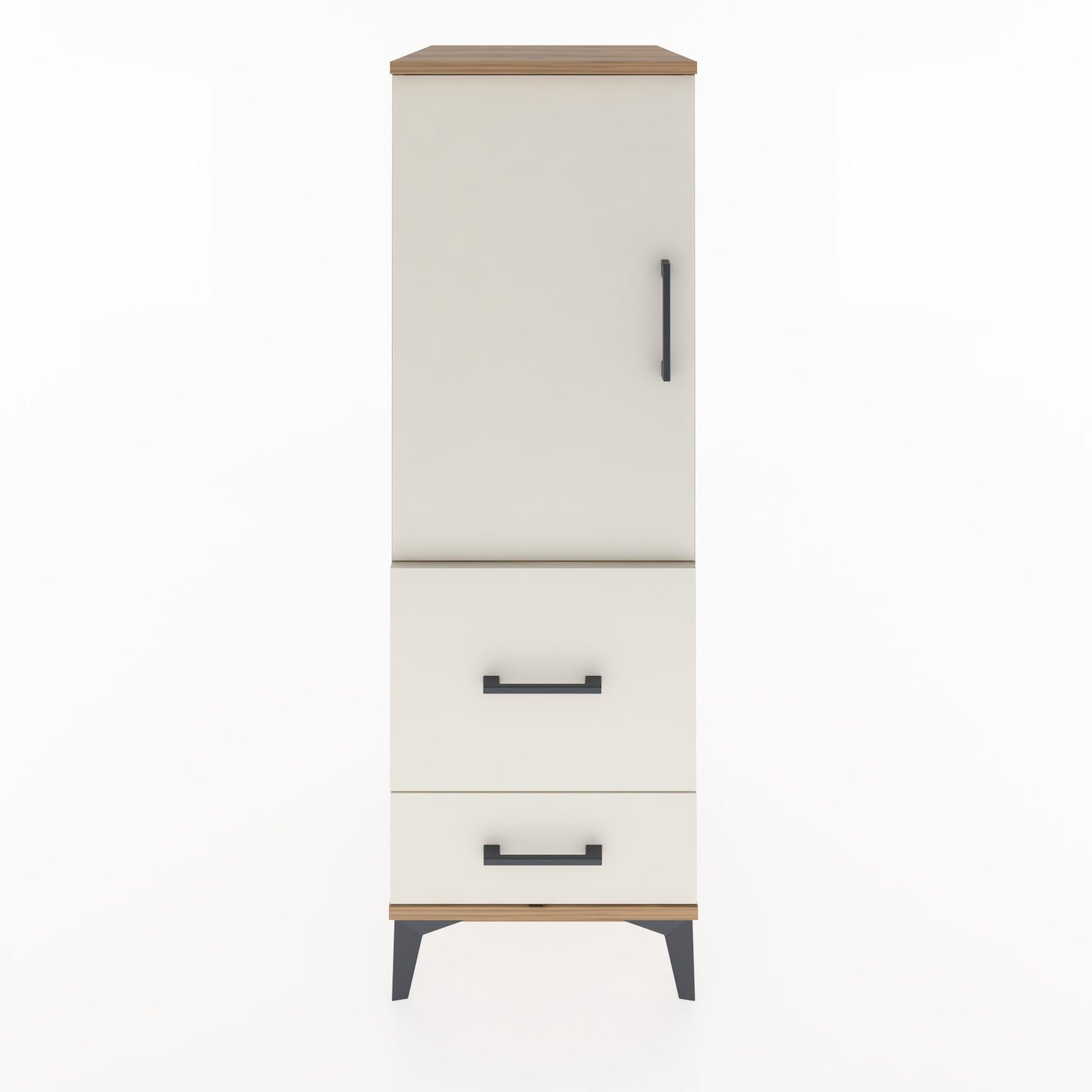 Woodntry Modular Cabinet Pine 44x59x122 cm with Doors and Drawers KC13-3