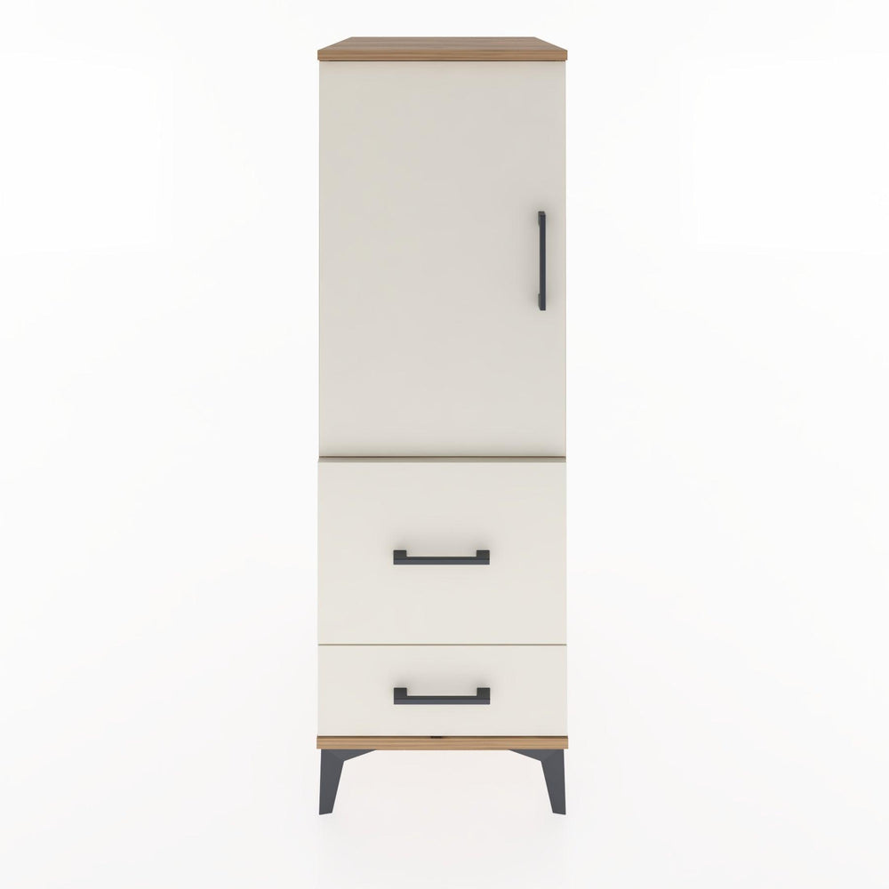 Woodntry Modular Cabinet Pine 44x30x122 cm with Doors and Drawers KC13-3