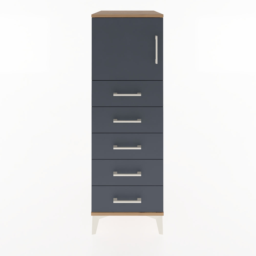Woodntry Modular Cabinet Pine 44x59x122 cm with Doors and Drawers KC63-3