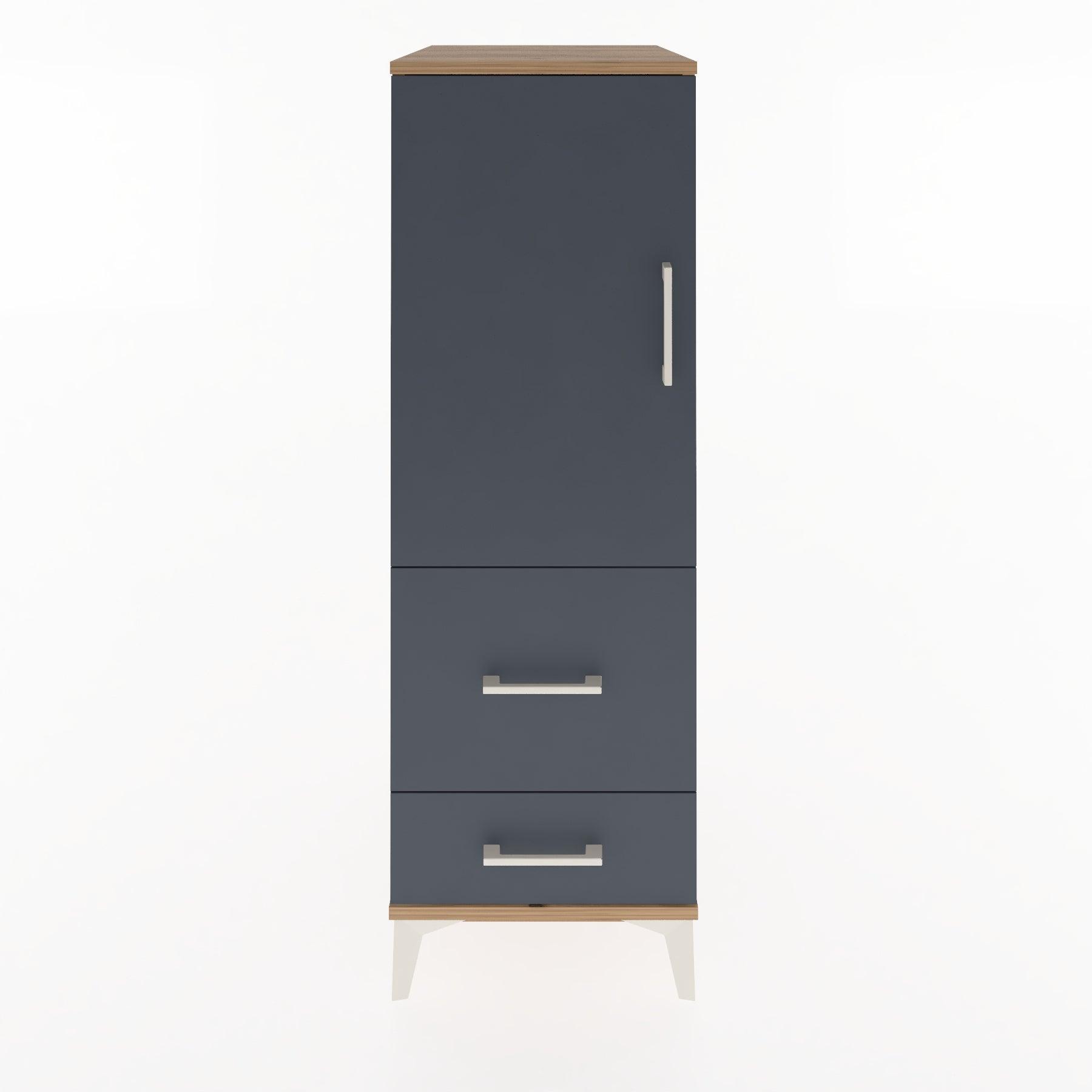 Woodntry Modular Cabinet Pine 44x59x122 cm with Doors and Drawers KC113-3