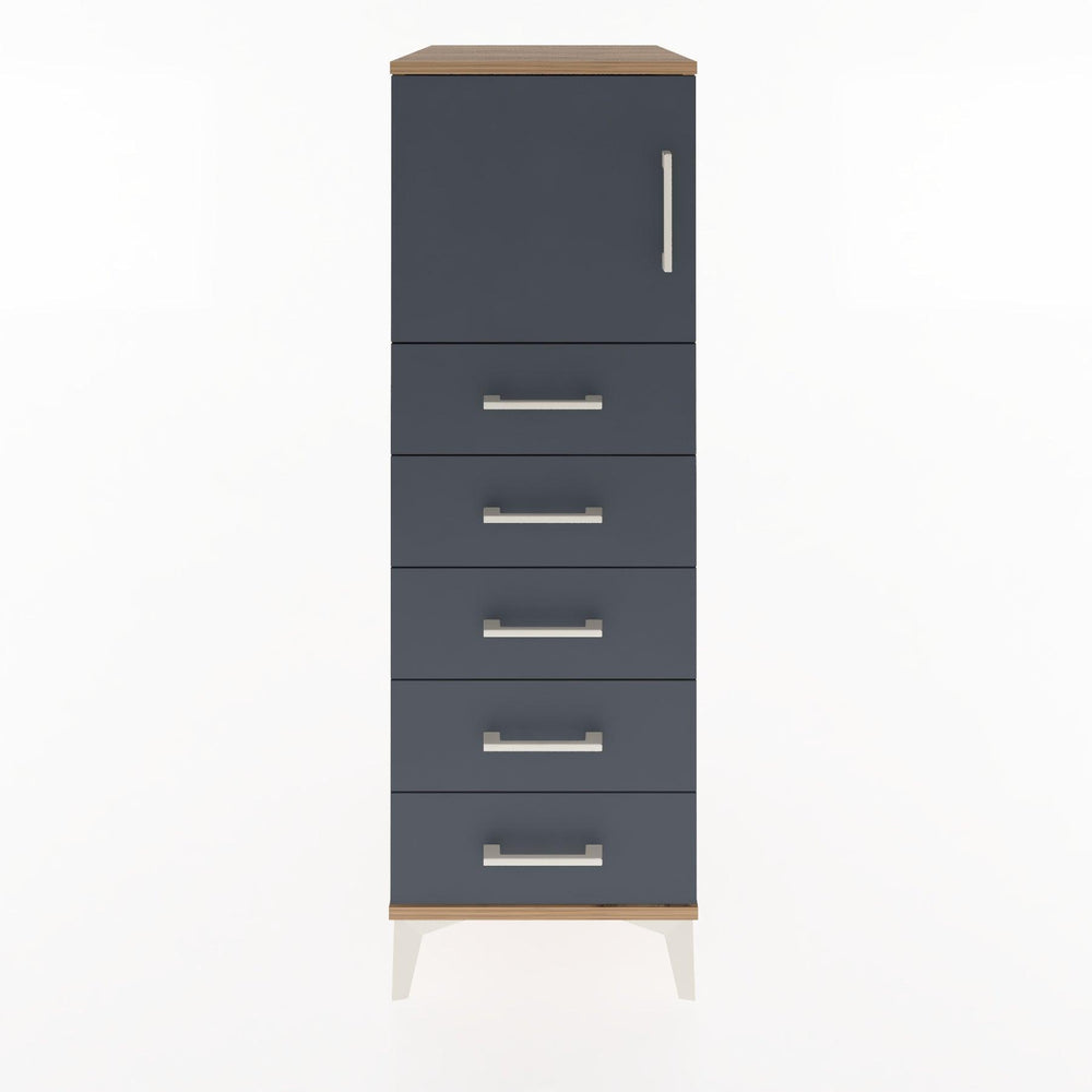 Woodntry Modular Cabinet Pine 44x30x122 cm with Doors and Drawers KC63-3
