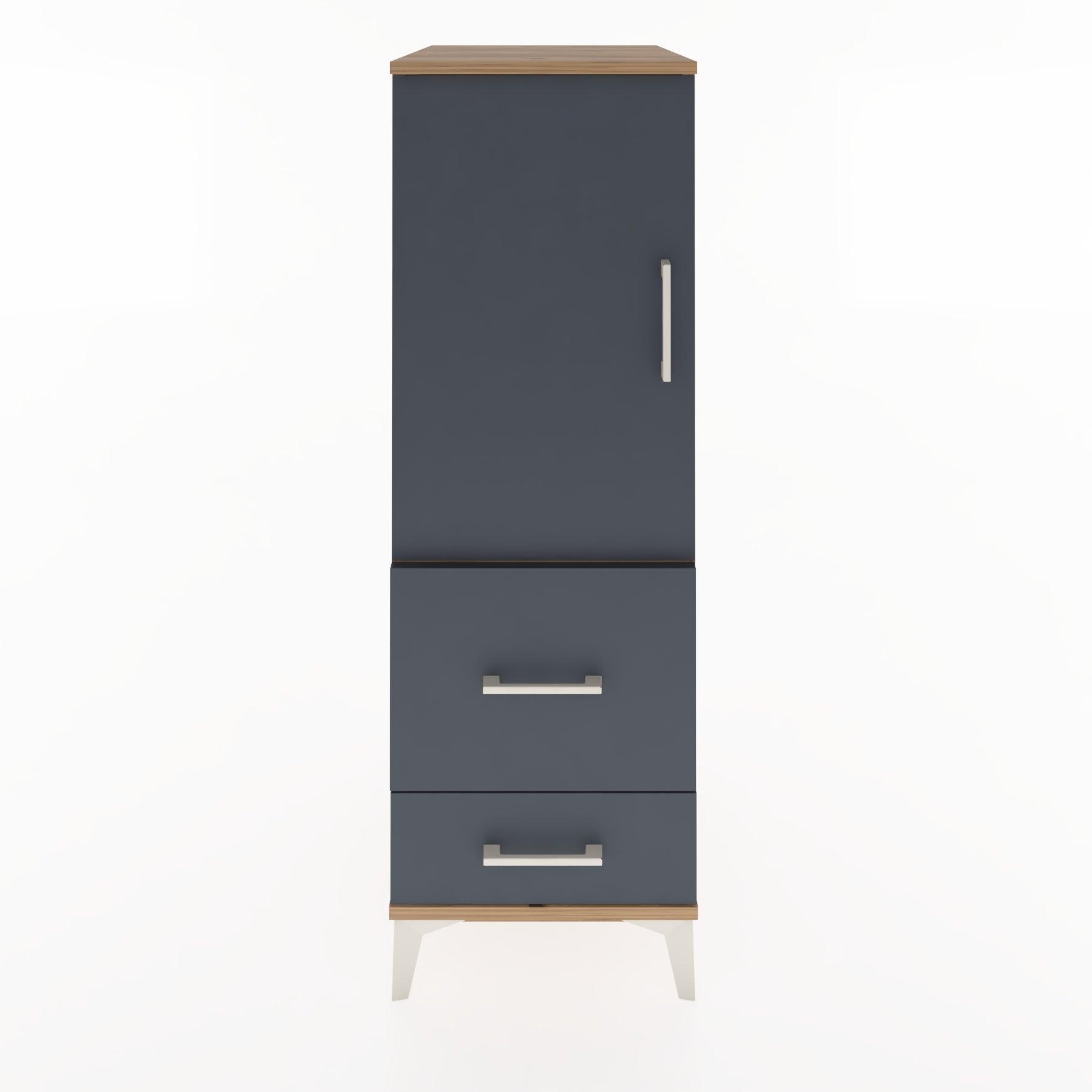 Woodntry Modular Cabinet Pine 44x59x122 cm with Doors and Drawers KC13-3