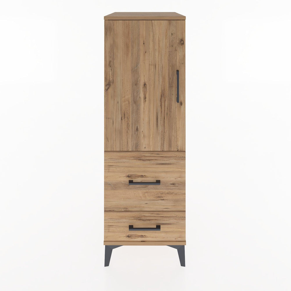 Woodntry Modular Cabinet Pine 44x59x122 cm with Doors and Drawers KC113-3