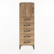 Woodntry Modular Cabinet Pine 44x30x122 cm with Doors and Drawers KC63-3