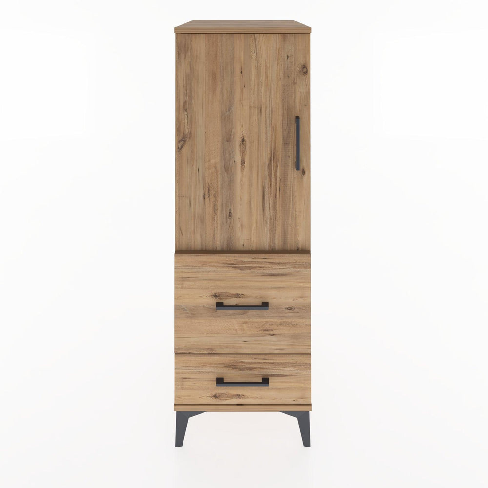 Woodntry Modular Cabinet Pine 44x59x122 cm with Doors and Drawers KC13-3
