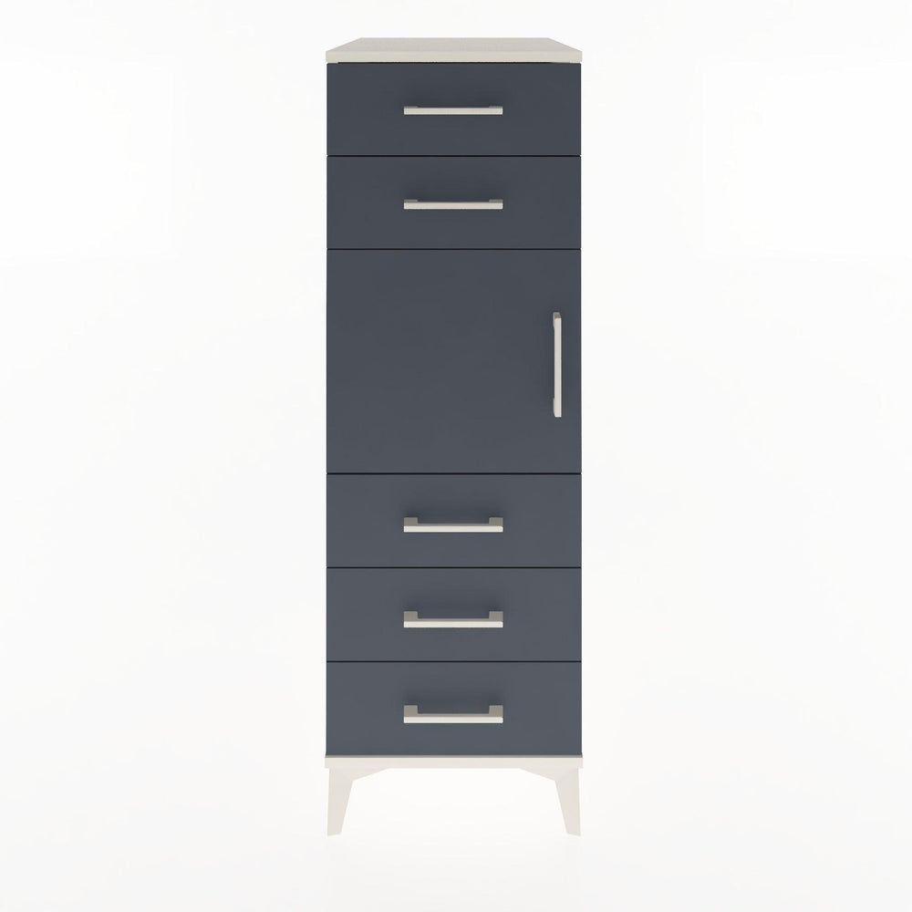 Woodntry Modular Cabinet Moonstone 44x30x122 cm with Doors and Drawers KC64-1