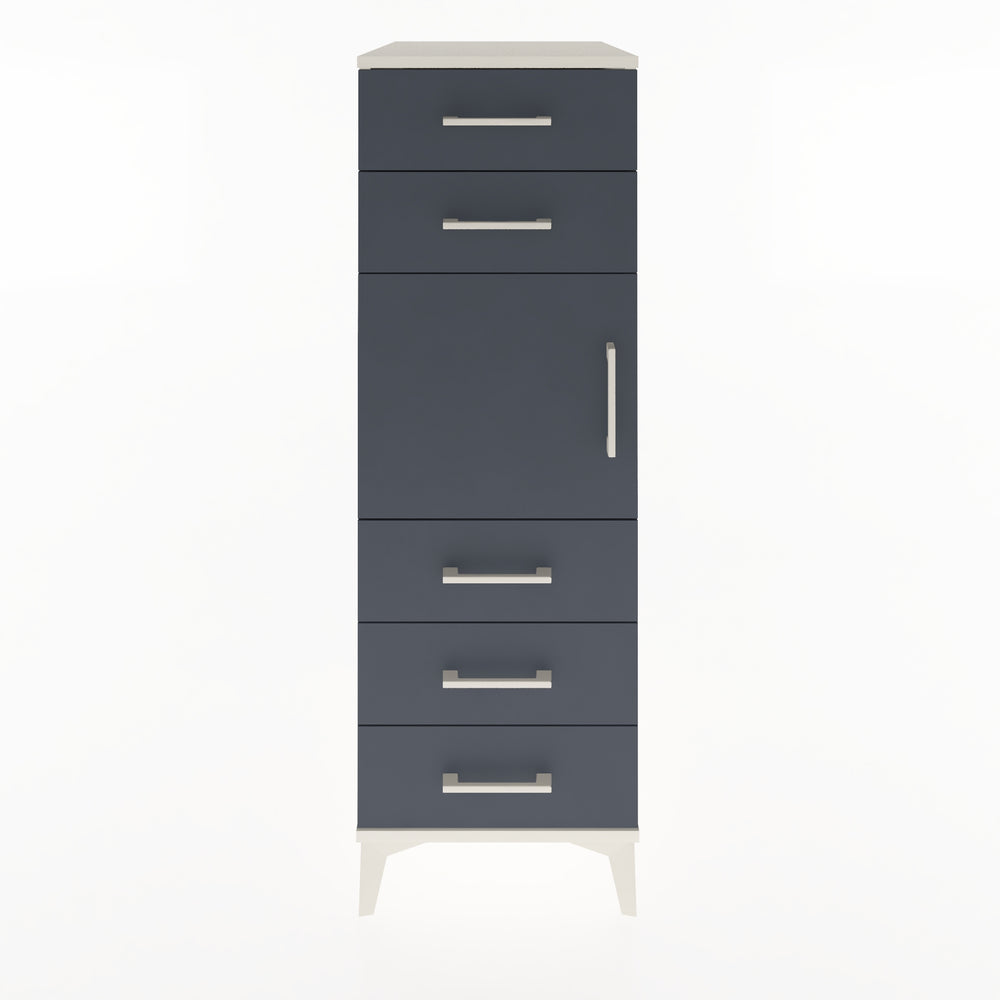 Woodntry Modular Cabinet Moonstone 44x59x122 cm with Doors and Drawers KC64-1