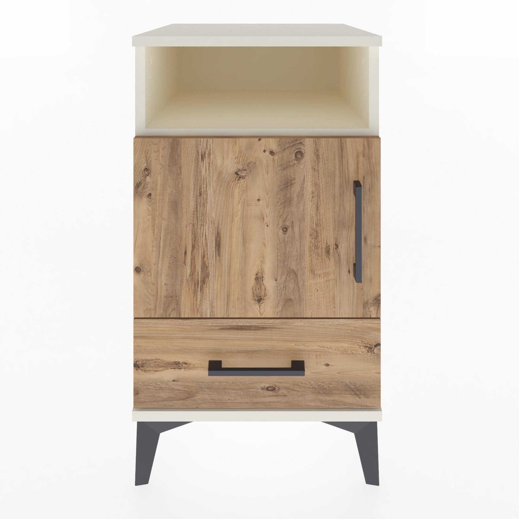 Woodntry Modular Nightstand Moonstone 44x44x68 cm Functional F14-1