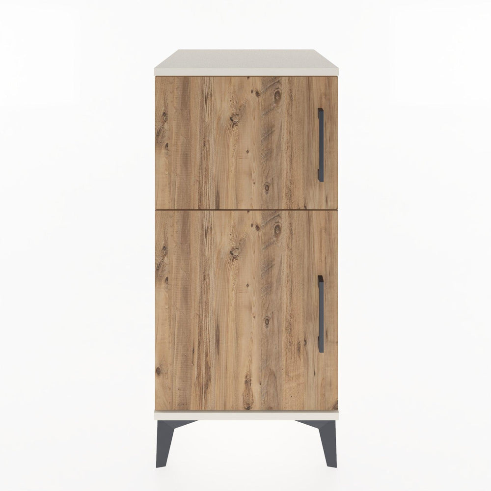 Woodntry Modular Nightstand Moonstone 44x44x84 cm with Lid K36-1