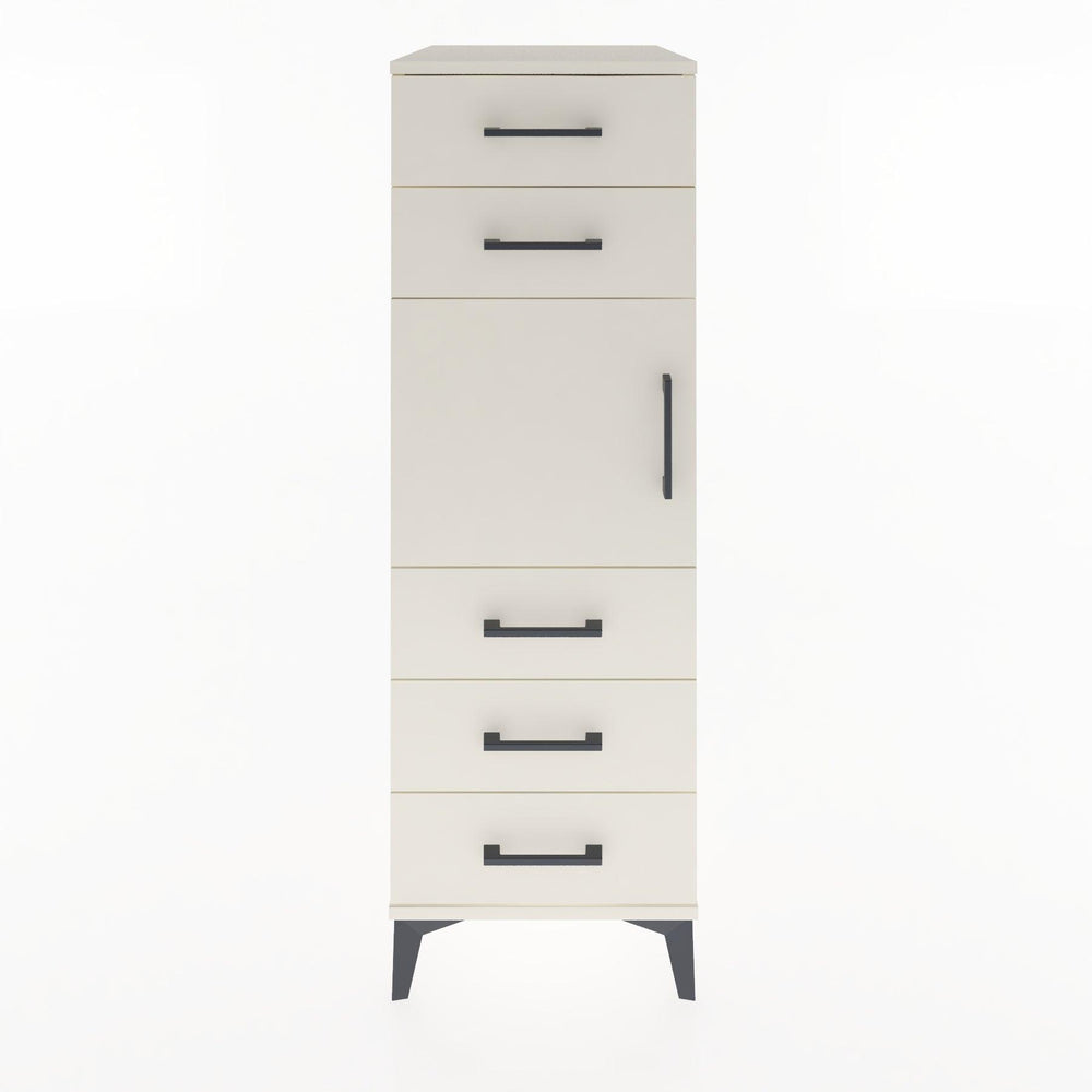 Woodntry Modular Cabinet Moonstone 44x30x122 cm with Doors and Drawers KC64-1