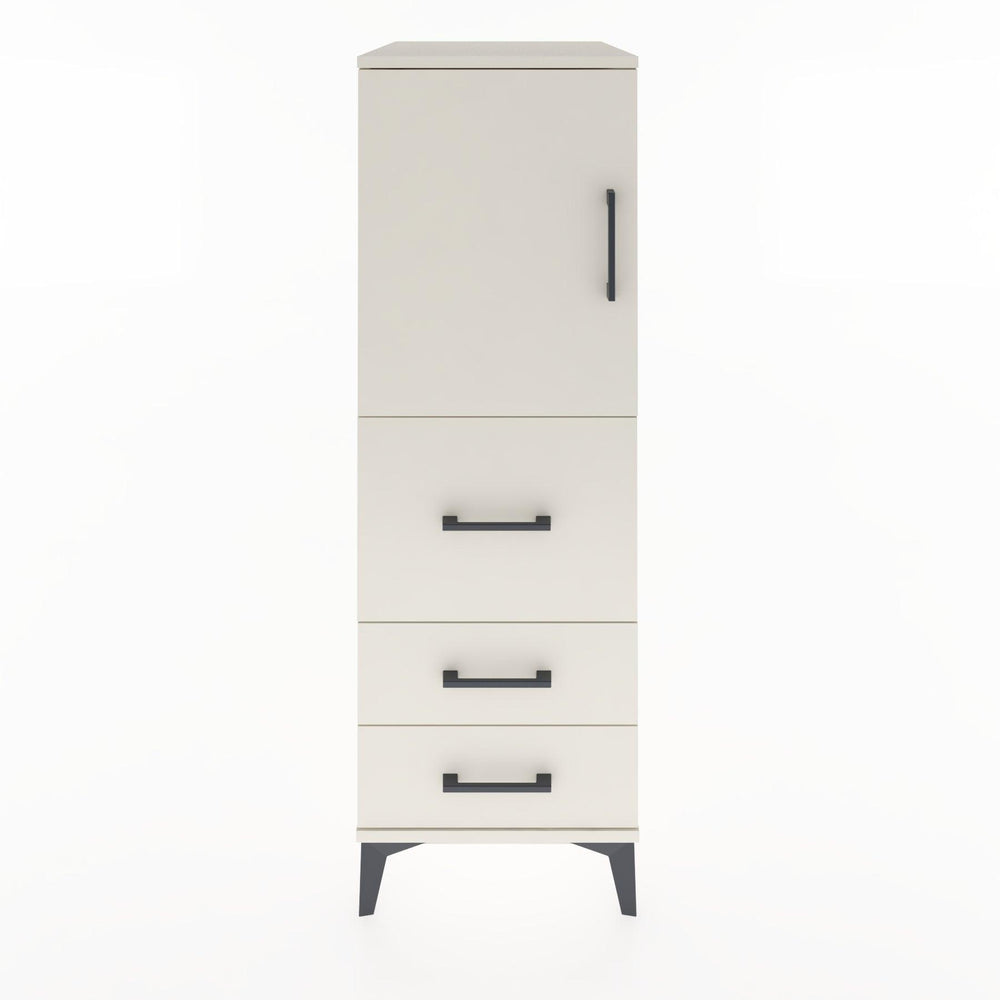 Woodntry Modüler Dolap Aytaşı 44x59x122 cm Kapaklı ve Çekmeceli KC14-1