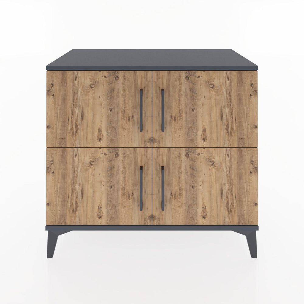 Woodntry Modular Dresser Anthracite 88x44x68 cm Covered K14-2