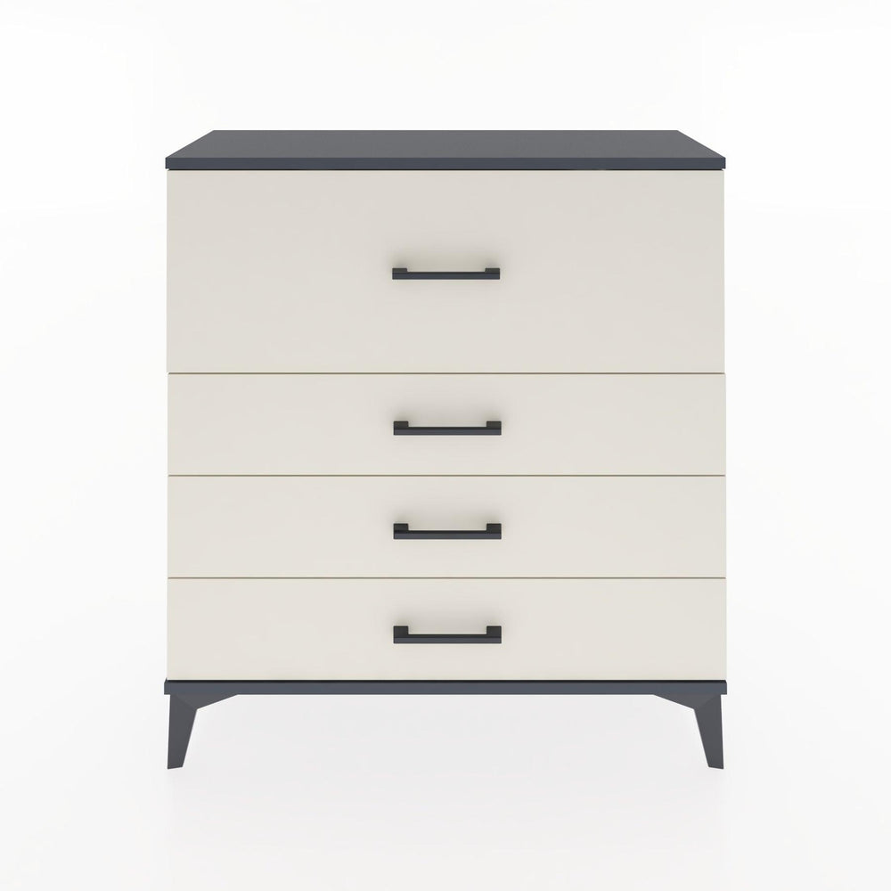 Woodntry Modüler Şifonyer Antrasit 88x30x84 cm Çekmeceli C14-2