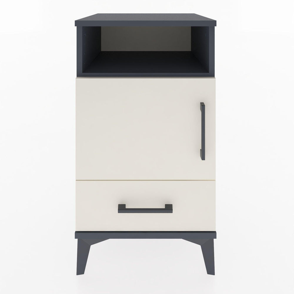 Woodntry Modular Nightstand Anthracite 44x44x68 cm Functional F14-2
