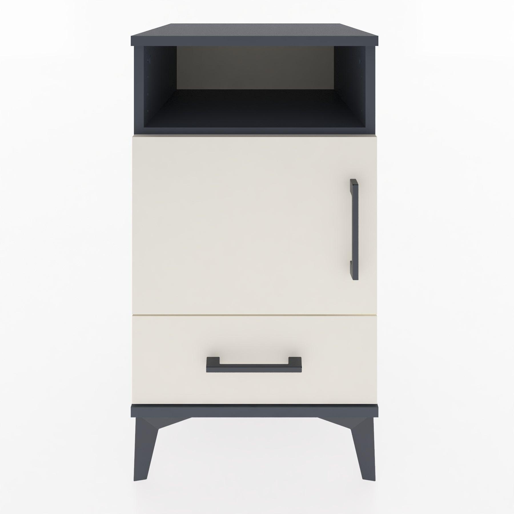 Woodntry Modular Nightstand Anthracite 44x44x68 cm Functional F14-2