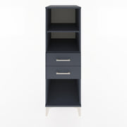 Woodntry Modular Cabinet Anthracite 44x30x122 cm with Drawers and Shelves CR114-2