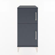 Woodntry Modular Nightstand Anthracite 44x44x84 cm Lidded K36-2