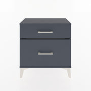Woodntry Modular Nightstand Anthracite 60x30x52 cm with Drawer and Shelf CR14-2