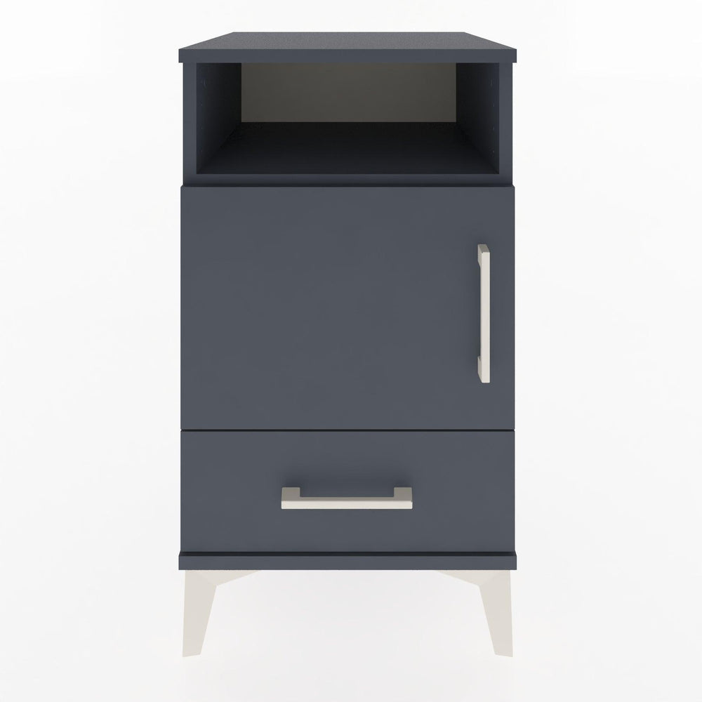Woodntry Modular Nightstand Anthracite 44x44x68 cm Functional F14-2