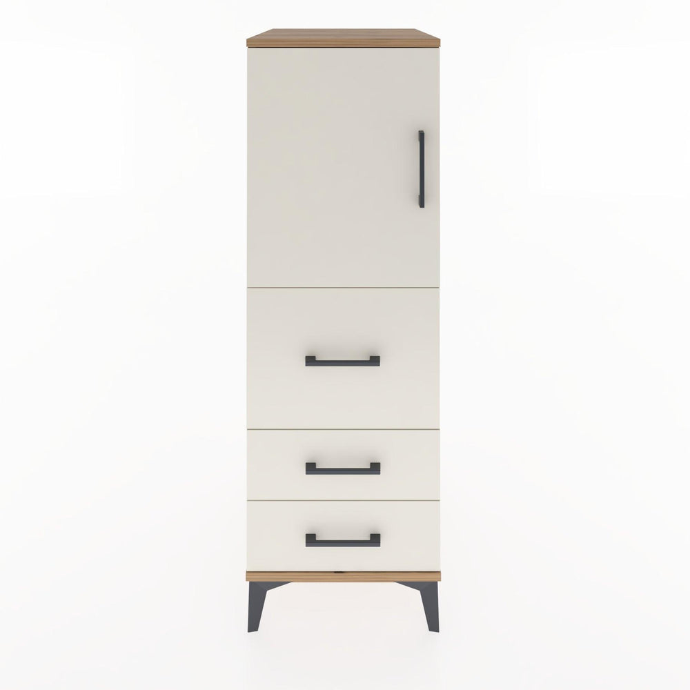 Woodntry Modular Cabinet Pine 44x30x122 cm with Doors and Drawers KC14-3