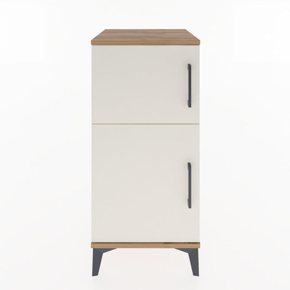 Woodntry Modular Nightstand Pine 44x44x84 cm With Cover K36-3