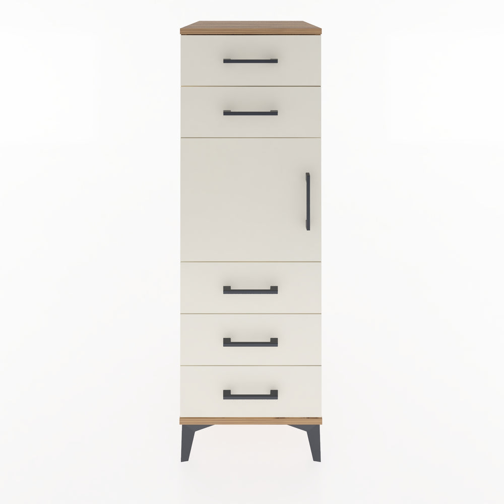 Woodntry Modular Cabinet Pine 44x59x122 cm with Doors and Drawers KC64-3