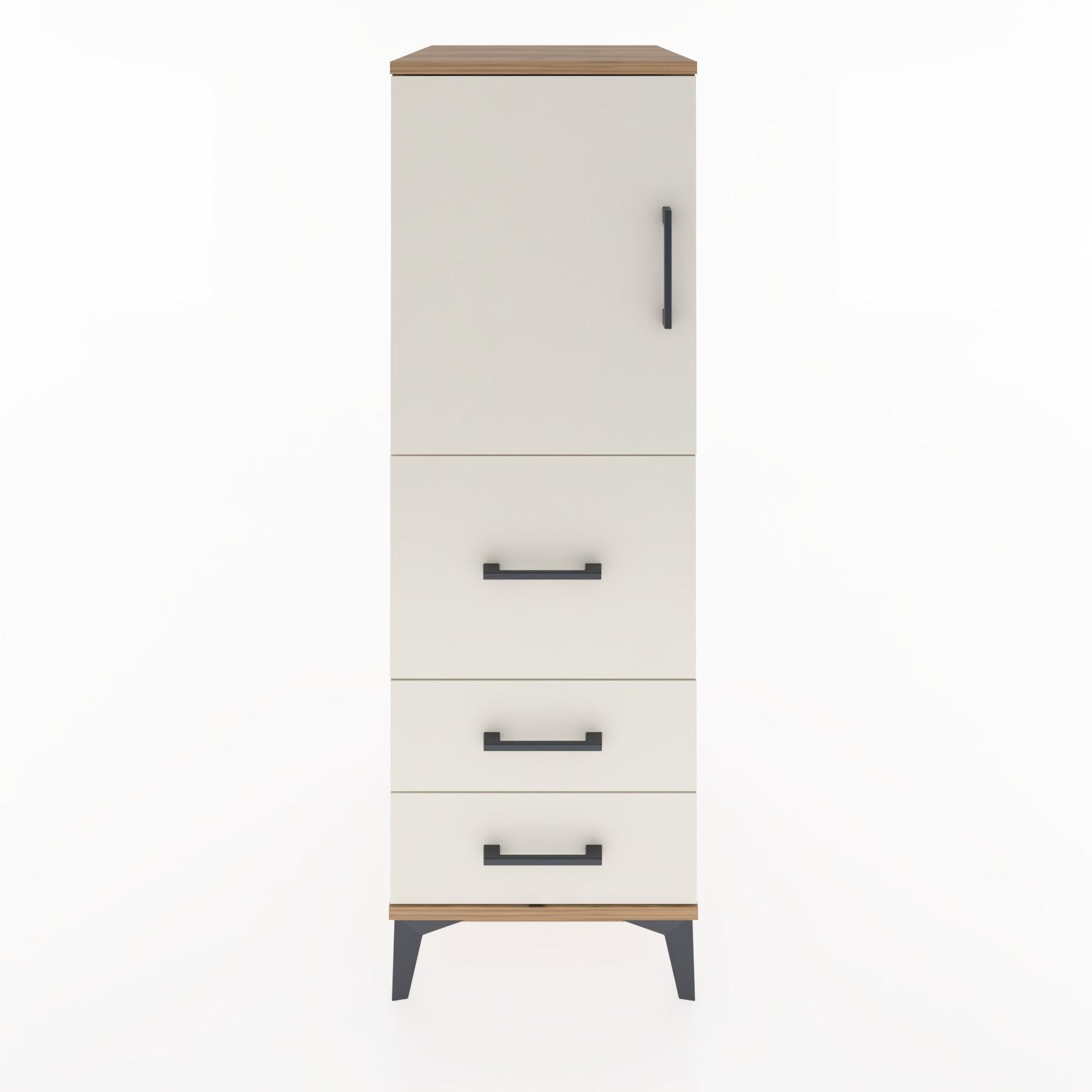 Woodntry Modular Cabinet Pine 44x59x122 cm with Doors and Drawers KC14-3