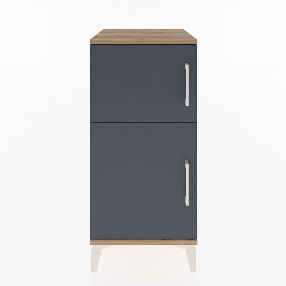 Woodntry Modular Nightstand Pine 44x44x84 cm With Cover K36-3