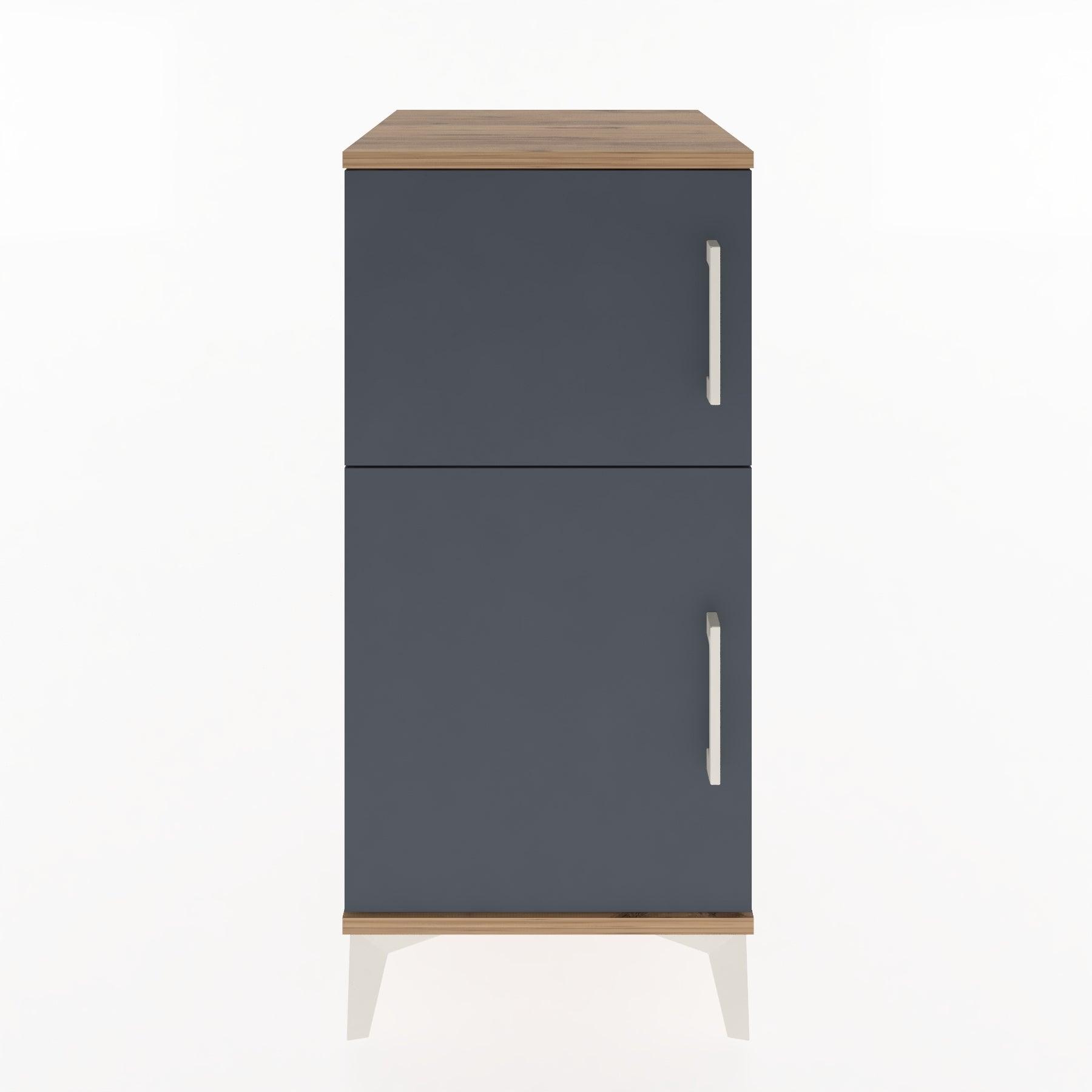 Woodntry Modular Nightstand Pine 44x44x84 cm With Cover K36-3