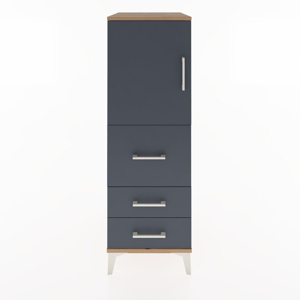 Woodntry Modular Cabinet Pine 44x59x122 cm with Doors and Drawers KC14-3