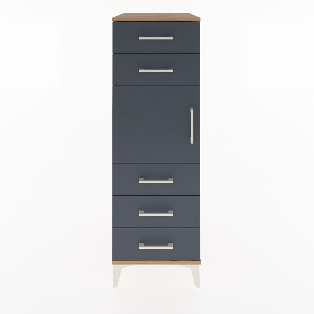 Woodntry Modular Cabinet Pine 44x59x122 cm with Doors and Drawers KC64-3