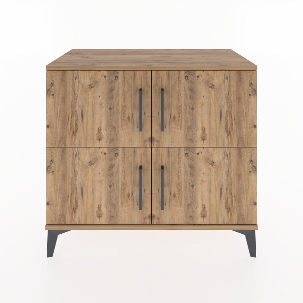 Woodntry Modüler Şifonyer Çam 88x44x68 cm Kapaklı K14-3