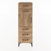 Woodntry Modular Cabinet Pine 44x30x122 cm with Doors and Drawers KC64-3