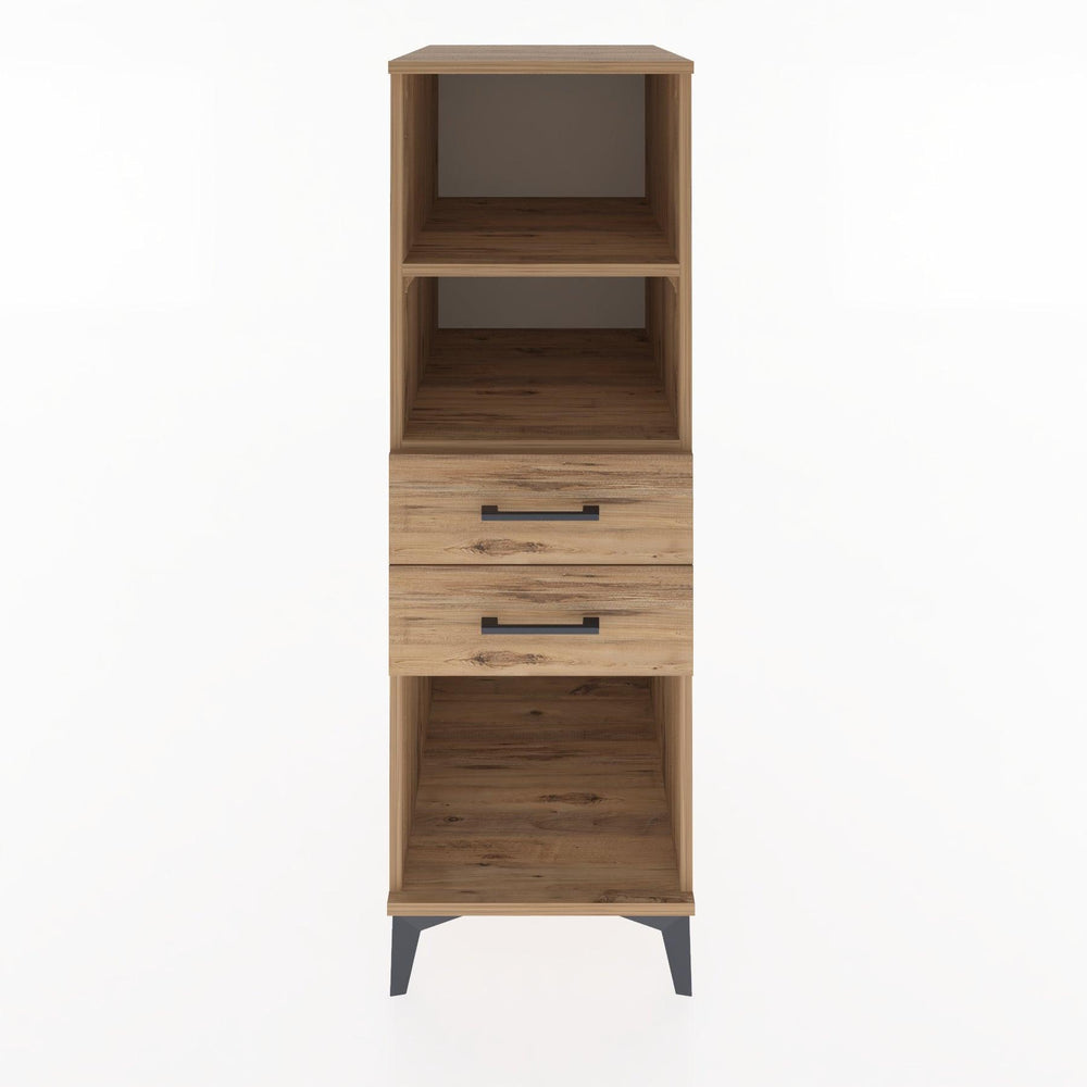 Woodntry Modular Cabinet Pine 44x59x122 cm with Drawers and Shelves CR114-3