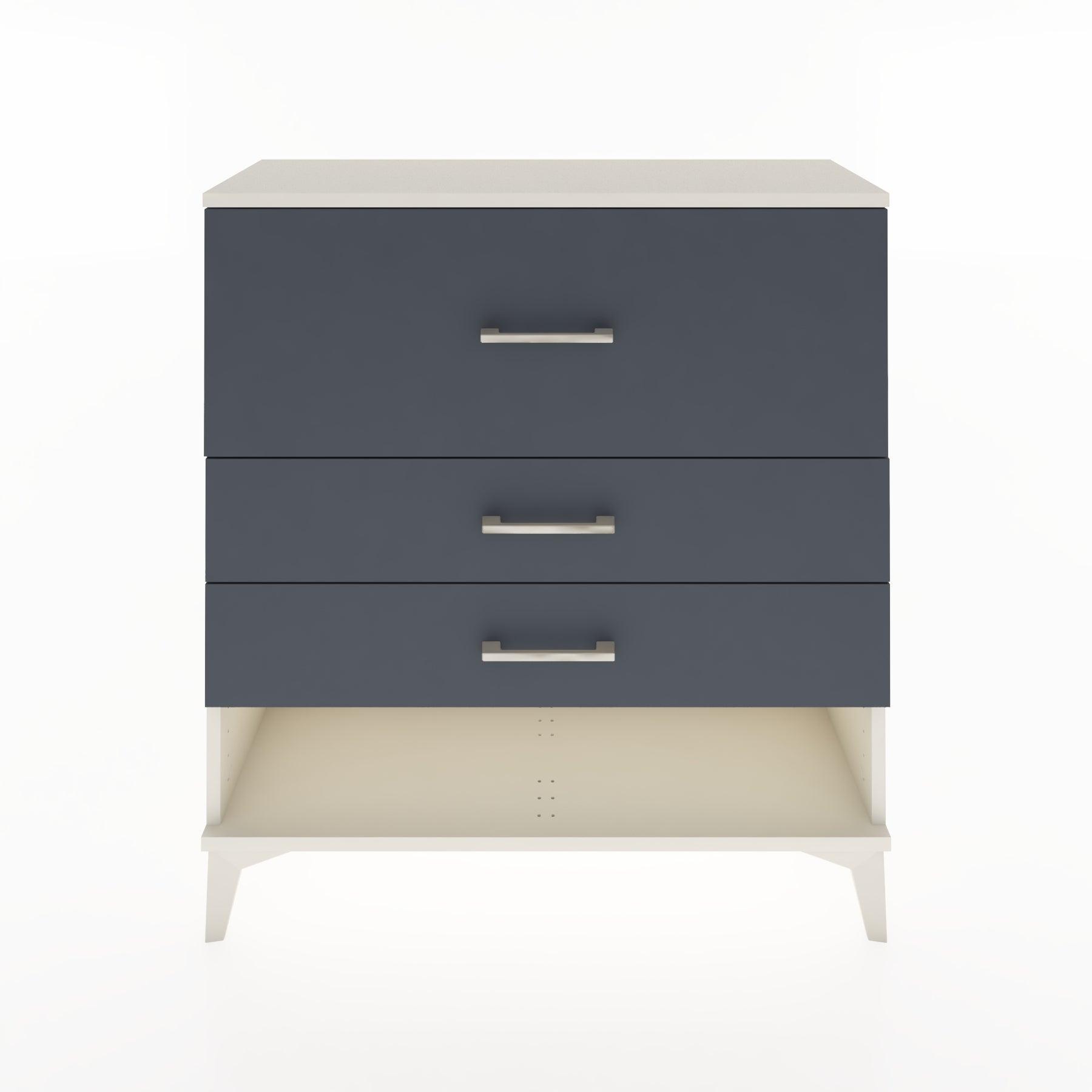 Woodntry Modular Dresser Moonstone 88x30x84 cm with Drawers and Shelves CR15-1