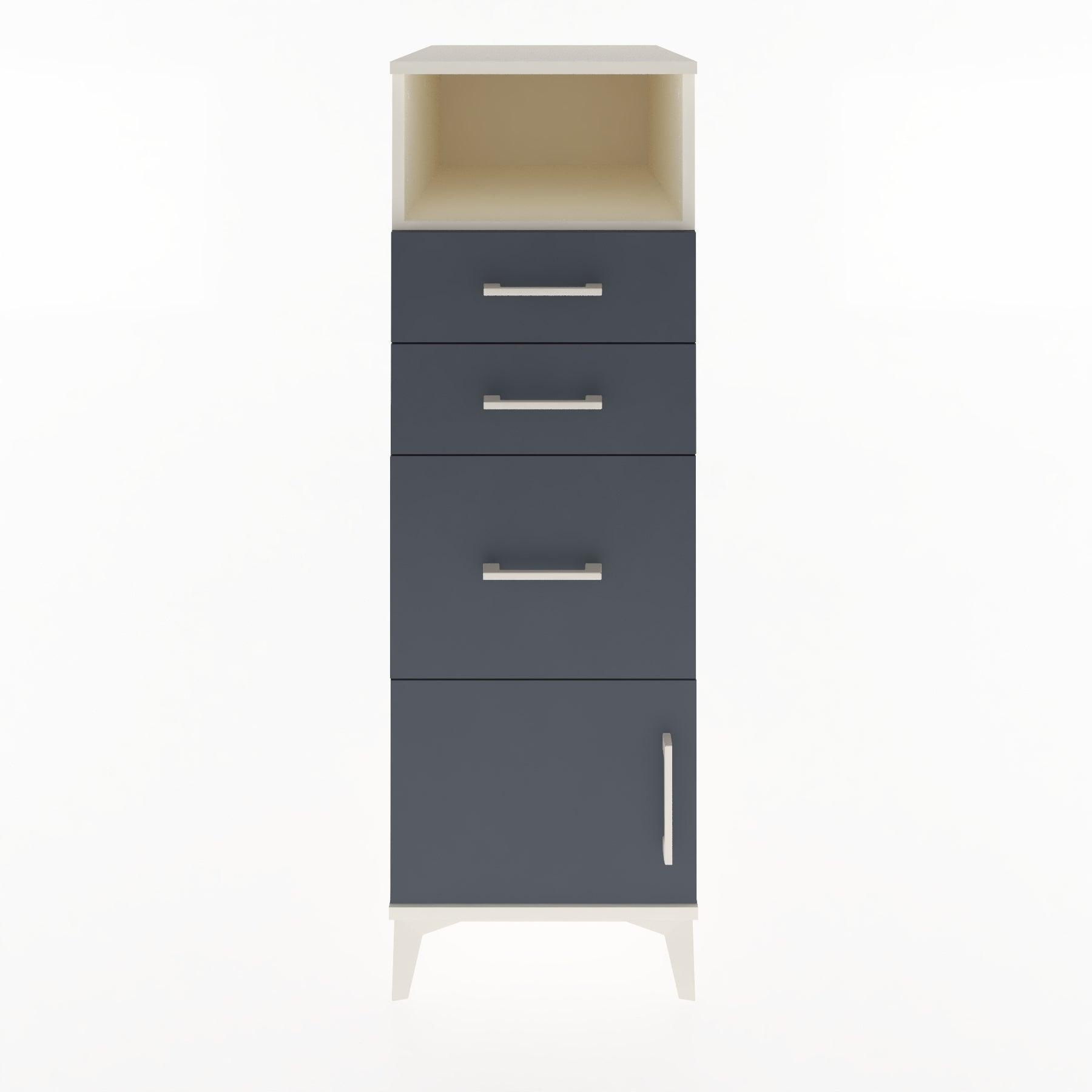 Woodntry Modular Cabinet Moonstone 44x59x122 cm Functional F115-1