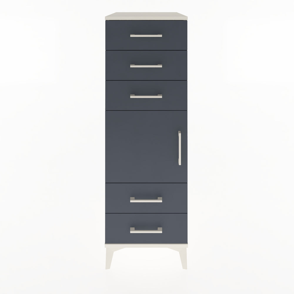 Woodntry Modular Cabinet Moonstone 44x59x122 cm with Doors and Drawers KC65-1